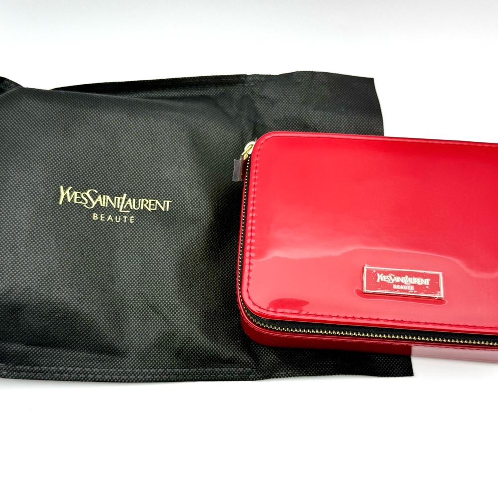 Yves Saint Laurent‎ Glossy Red Beauty Pouch - Picture 2 of 7